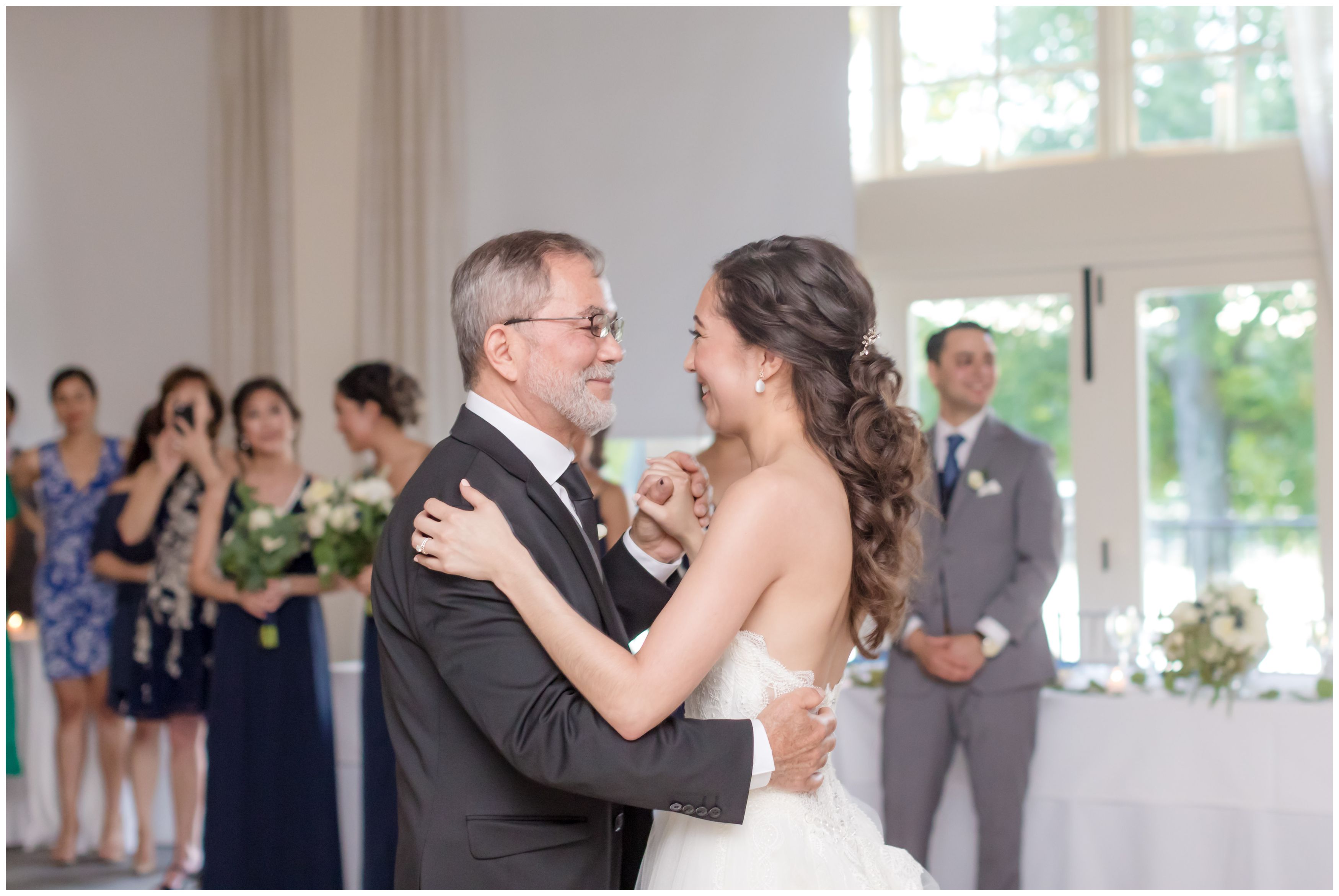 Father daughter dance wedding photo at the Indian Trail Club