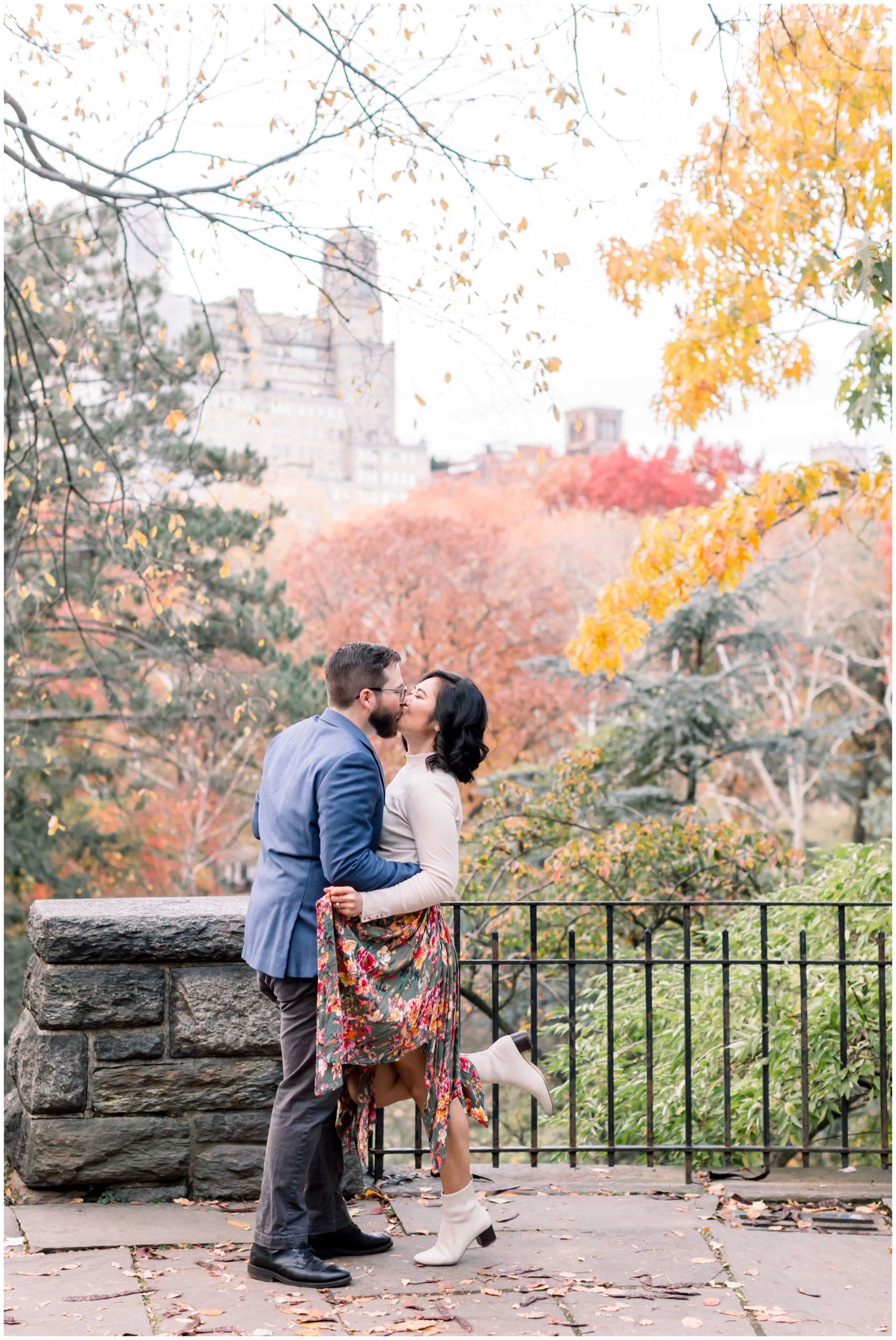 November Central Park Proposal Photo