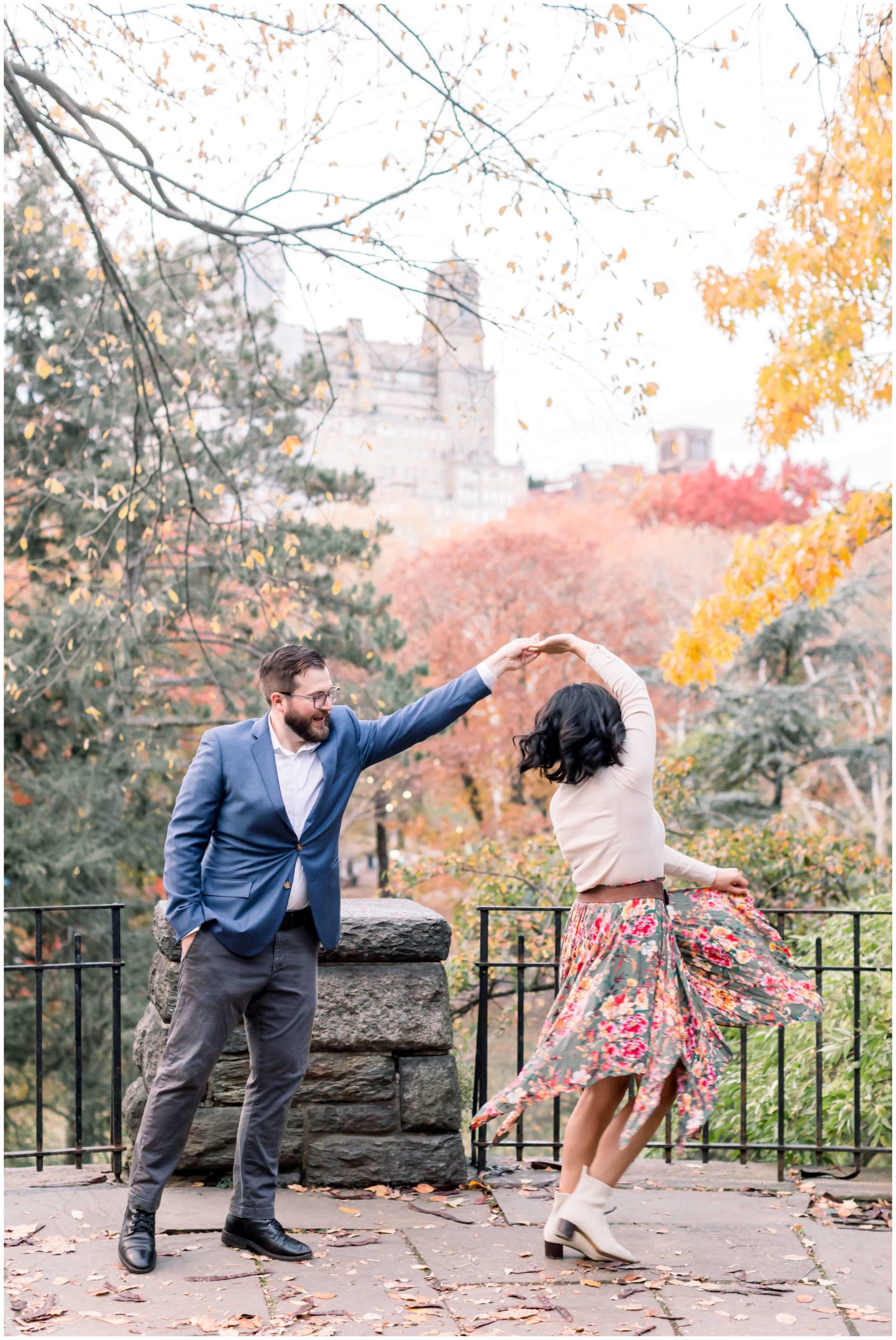 November Central Park Proposal Photo