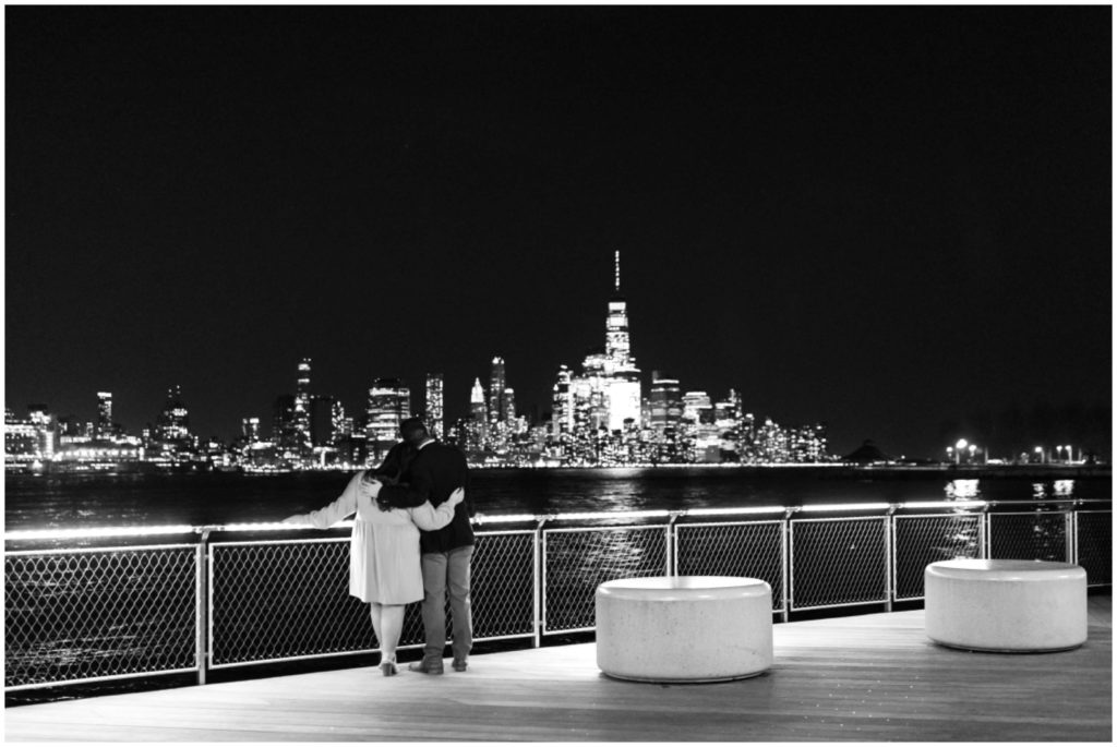 Hoboken Pier C Night Proposal Photo